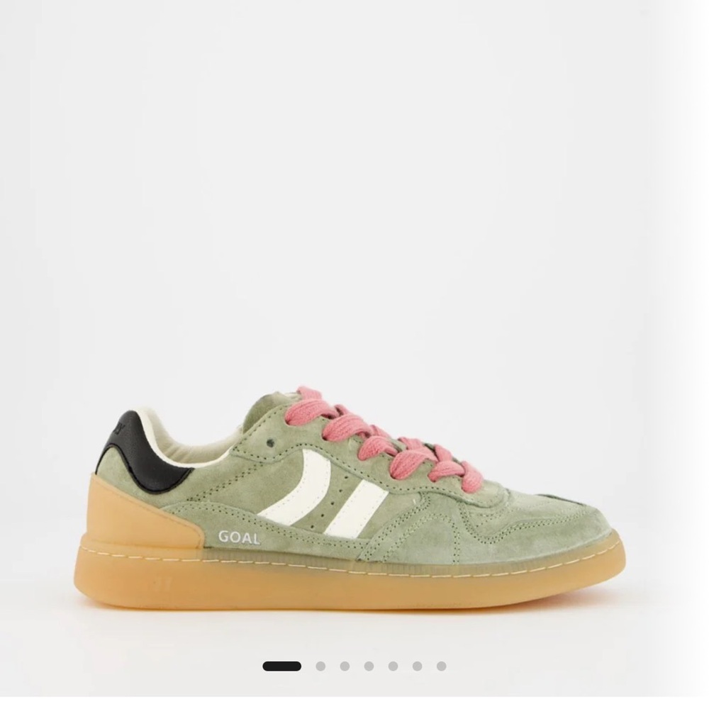 Coolway Goal Sneakers (Green/Kakhi)